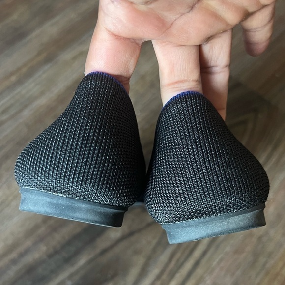 Rothy's The Flat Round Toe Shoe in Black - Picture 4 of 10